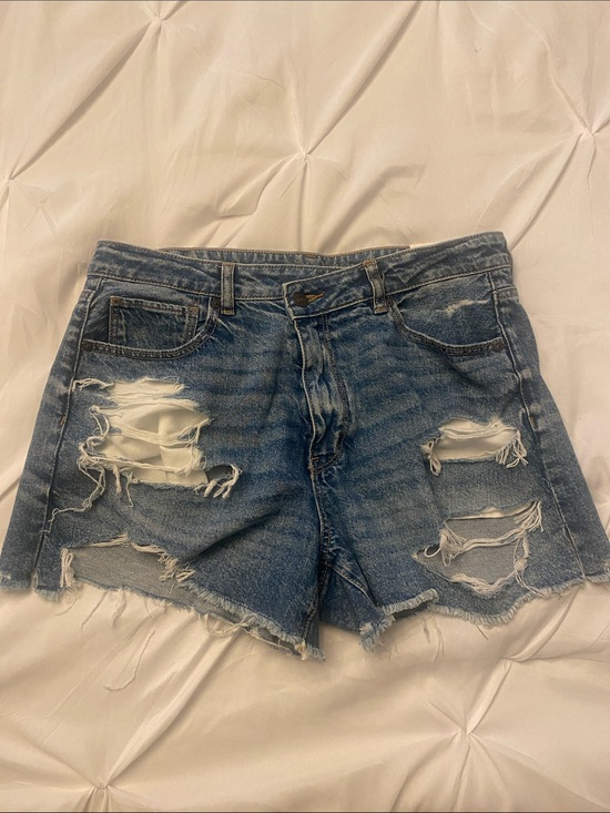 American Eagle Outfitters Pants - American Eagle Distressed Denim Shorts - Blue